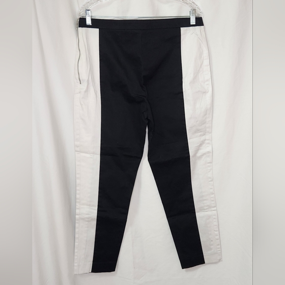 H&M Black/White Slim Pants size 14 - Picture 2 of 2